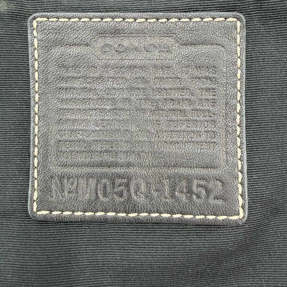 Coach Soho Buckle Flap Hobo Black Leather Y2K Shoulder Bag 1452 Silver Hardware - Picture 16 of 16